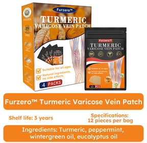 ¡PROMO 2X1! Furzero™ - Parche para venas varicosas con cúrcuma