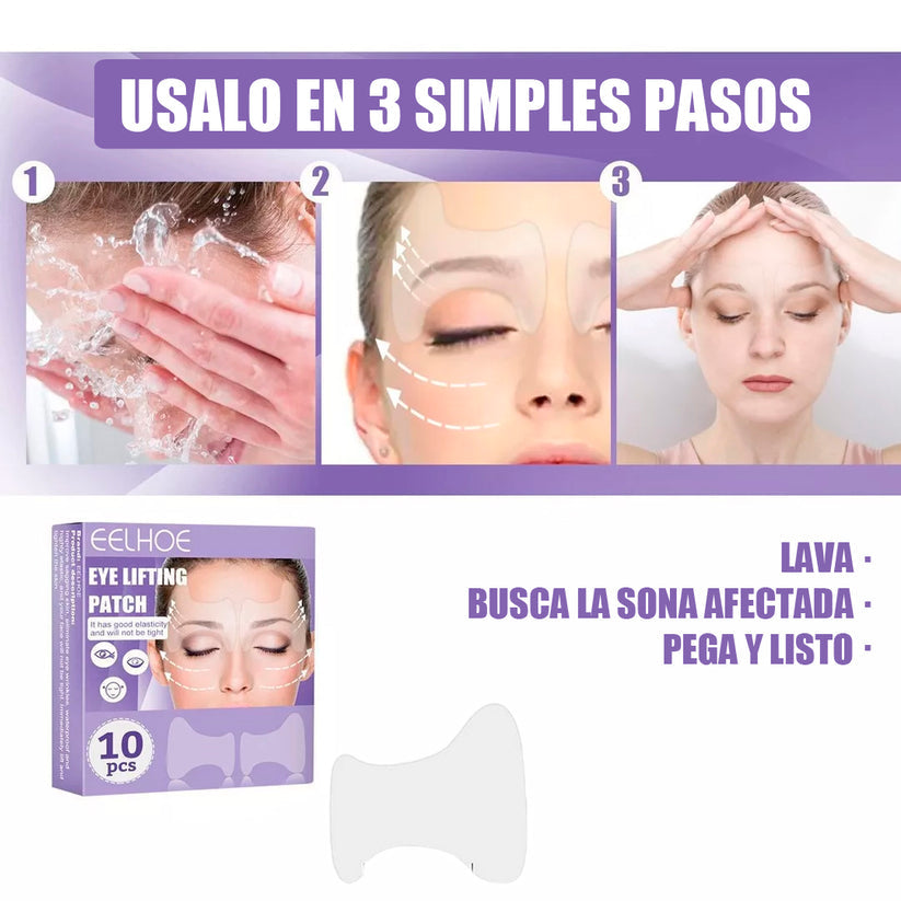 ¡PROMO 2X1! SET 10 Parches Antiarrugas - Rejuvenece tu expresión