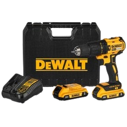 KIT DEWALT: TALADRO DE ALTO IMPACTO + 26 ACCESORIOS + 2 BATERIAS - CIERRE DE LA TIENDA